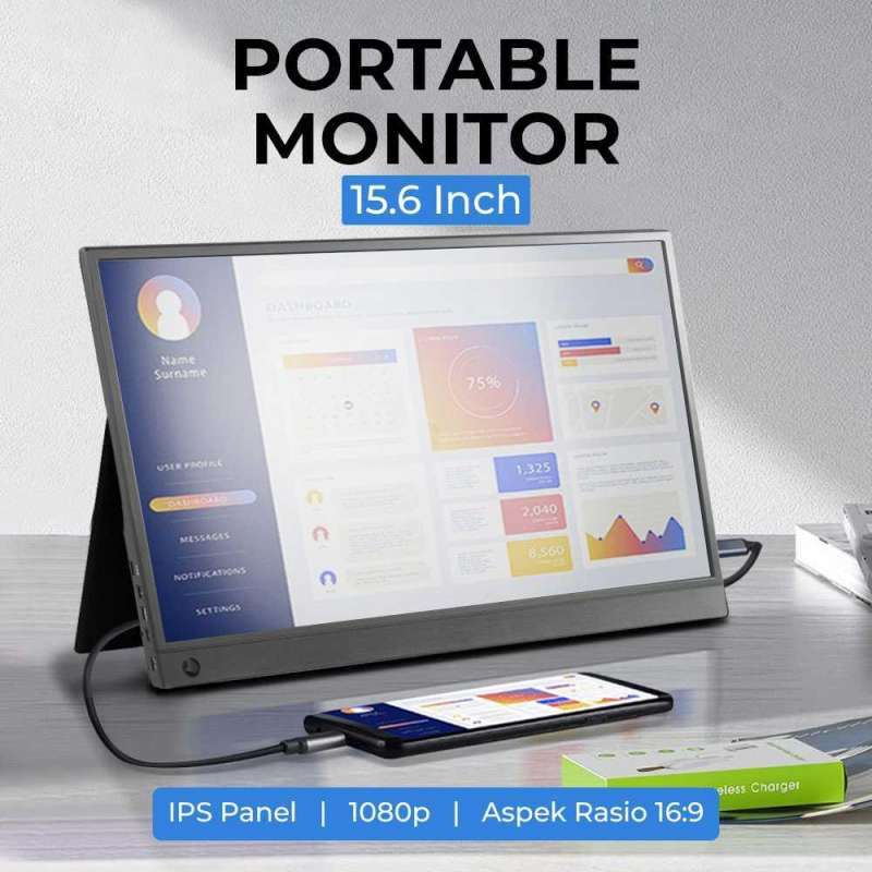 Zeuslap Mts Jual Zeuslap Portable Monitor Fhd Ips 15.6 Inch 1080p Touchscreen ...