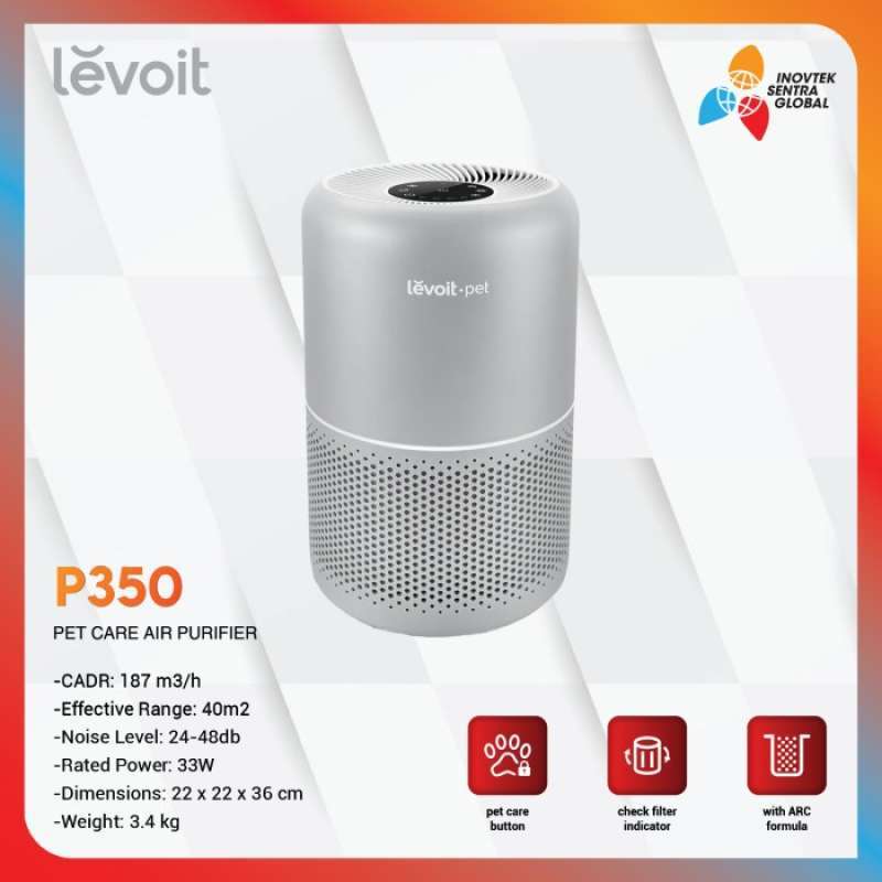 Promo Levoit Core P350 Air Purifier Pet Care True Hepa Filter Resmi ...