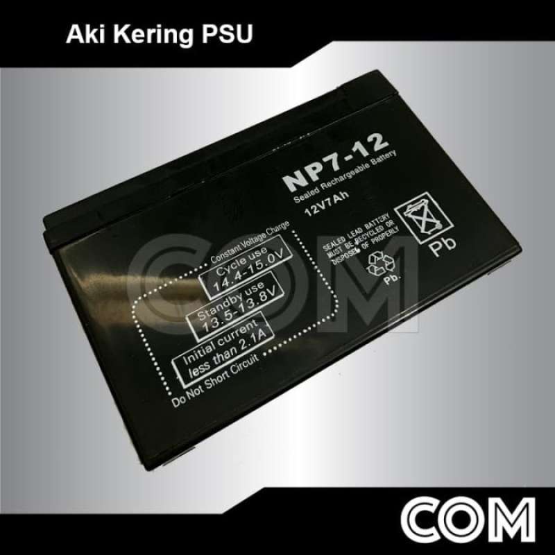 Promo Aki Kering Baterai Kering Power Supply Aki Ups Access Door 12v 7