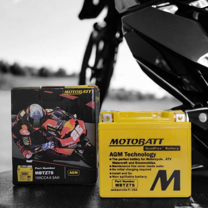 Promo Aki Motor Yamaha Fazzio 125 Motobatt Mbtz7s Original Full Power