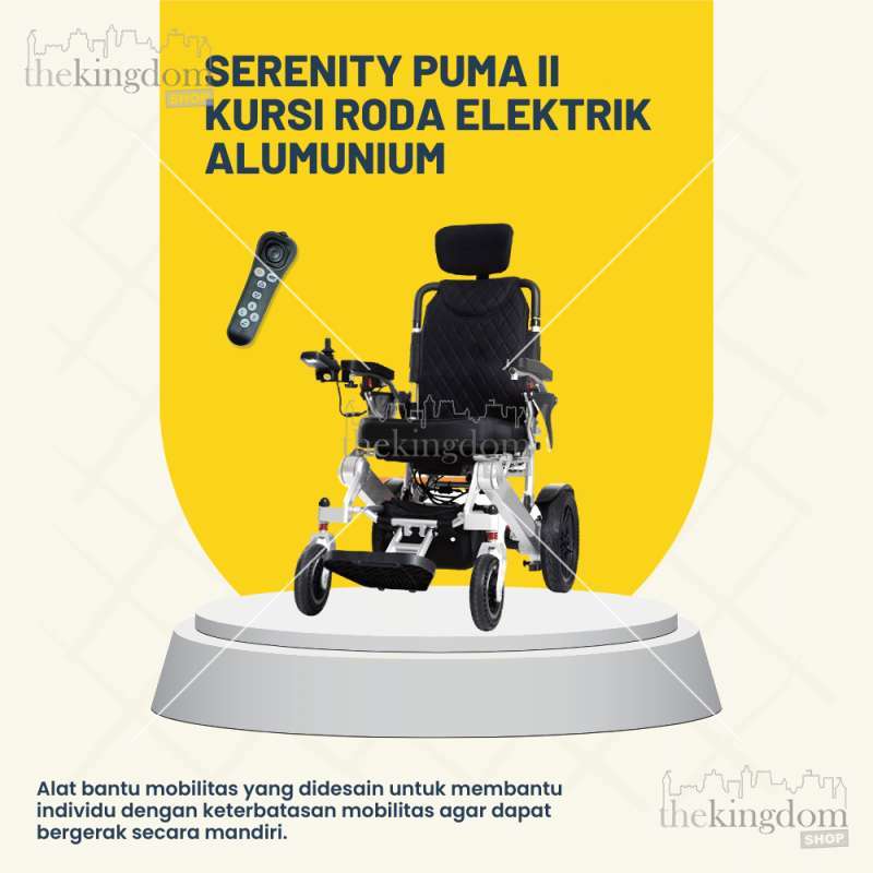 Jual Serenity Puma Ii Kursi Roda Elektrik Alumunium Electric Wheelchair ...