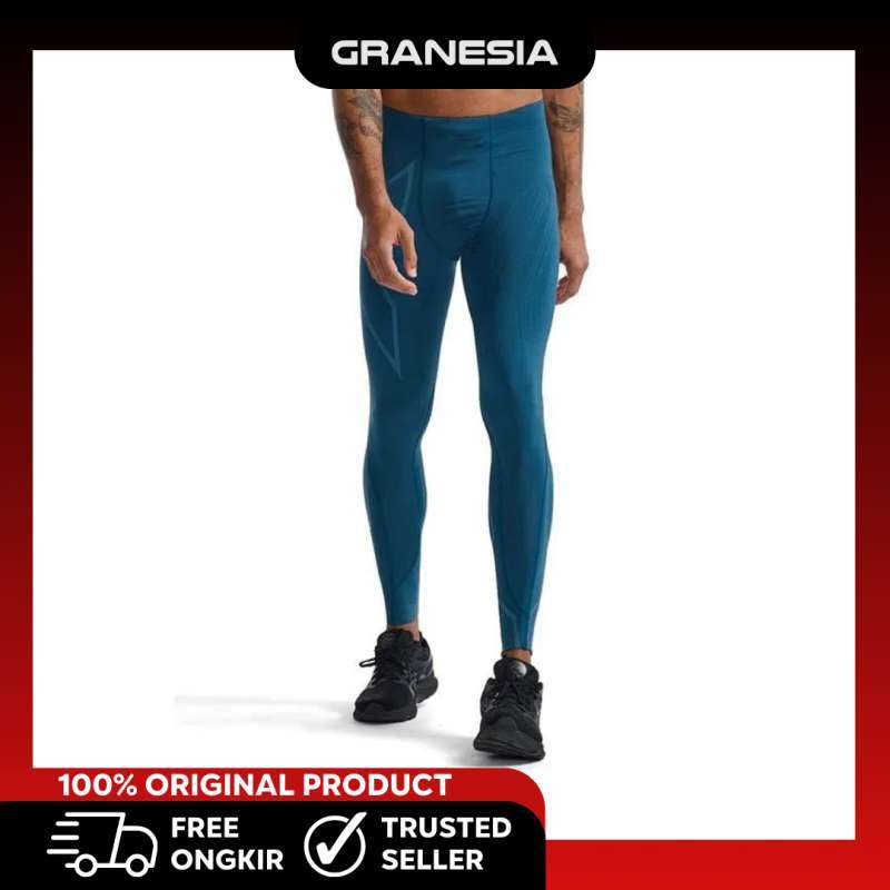 2XU Mens Light Speed Compression Tights MA5305BMM|Celana Legging Lari  Olahraga Pria