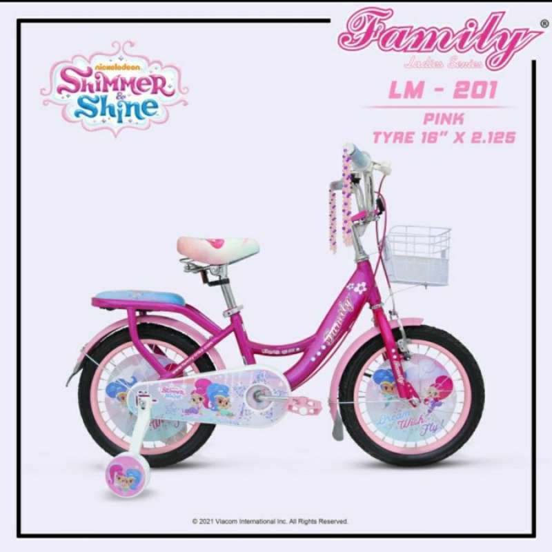 Shimmer and shine 16 inch bike cheap