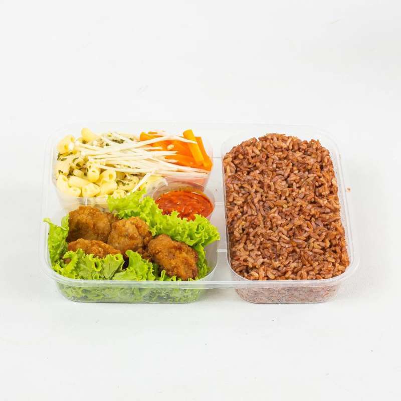Jual Nasi Box Healthy Box Catering Diet Box Chicken Karage Box Healthy ...