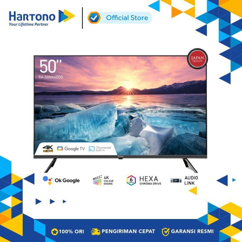 Panasonic 50 Inch 4K LED Google TV TH-50NX600G