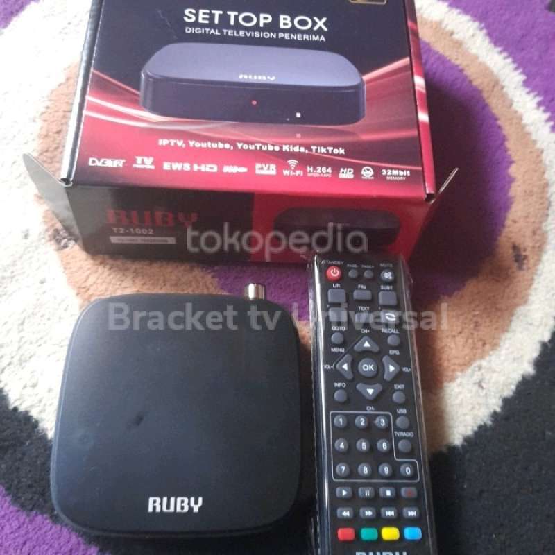 Promo Set Top Box Tv Digital Dvbt2 / Cocok Untuk Tv Tabung Led Lcd