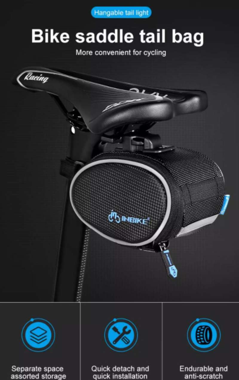 Promo Inbike Tas Sadel Sepeda - Bicycle Saddle Bag Fully Waterproof ...