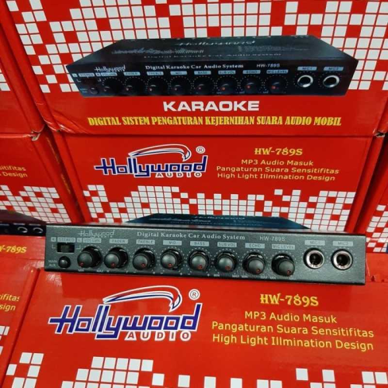 Promo Preamp Pre Amp Parametik Equalizer Karaoke Mobil Hollywood Hw