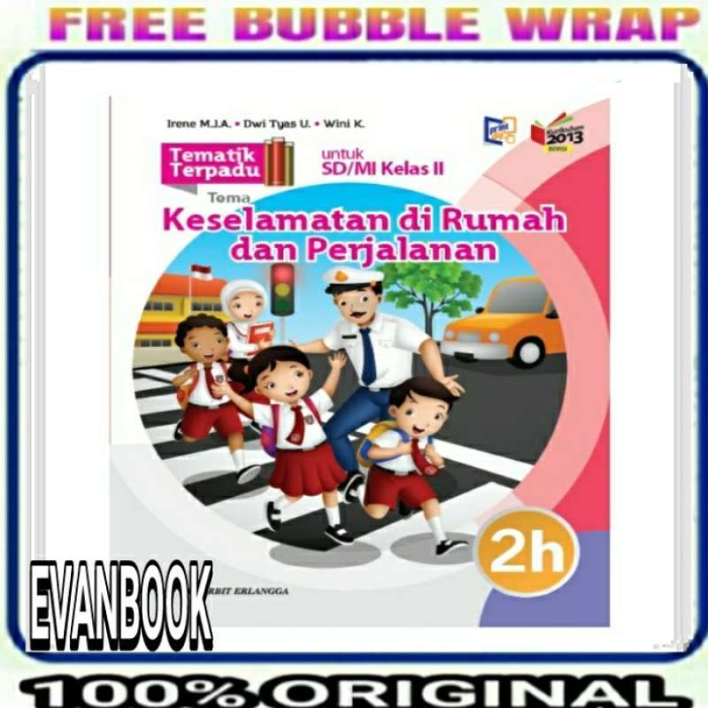 Promo Buku Tematik Terpadu 2h Untuk Sd/mi Kelas 2 K2013 Revisi Erlangga ...