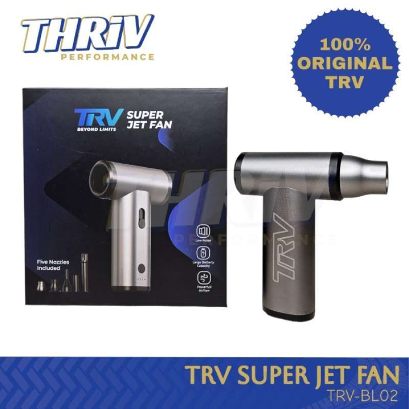 Jual Trv Super Jet Fan 2 Mini Portable Turbo Blower Jetfan Original Di ...