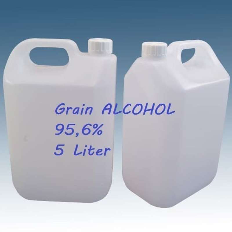 Promo 5 Liter Alkohol Food Grade / Ethyl Alcohol / Pure Grain 5l/ 5 L ...