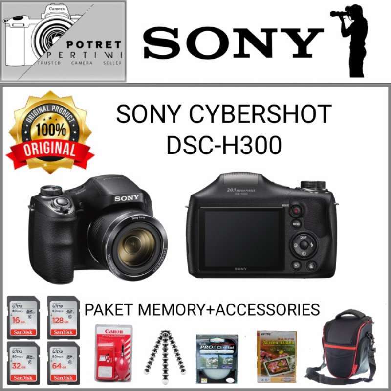 Sacoche Appareil Photo Vhbw Pour Sony Cybershot DSC-H300/H400/H200/HX300 | Noir, Polyester, 13x13x9 Cm | Sangle Incluse, Poche Avant