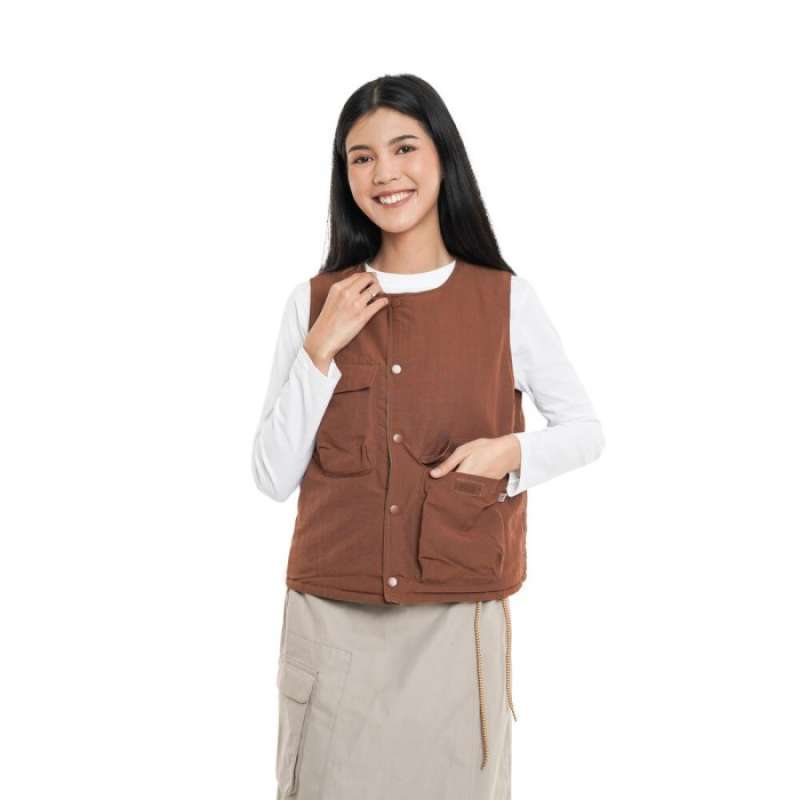 Jual Eiger Rompi Waita Ws Varsha Reversible Vest - Brown, L Di Seller ...