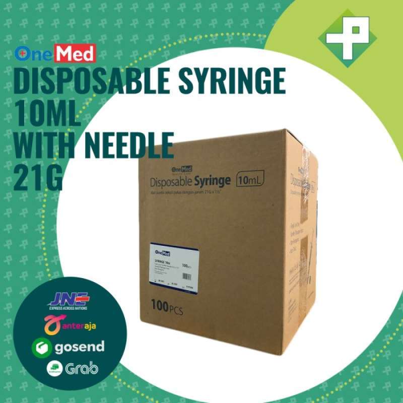 Onemedstore Jual Syringe 10cc Onemed With Needle 21g / Spuit 10ml Onemed Di Seller ...