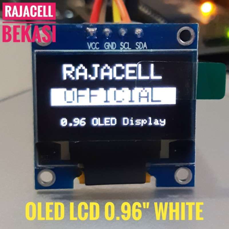 Promo Lcd Oled 0.96 White I2c Module For Arduino Display - Gnd-vcc ...