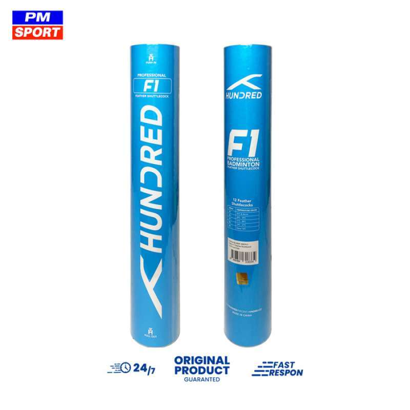 Jual Shuttlecock Badminton Kok Bulutangkis Hundred F1 Profesional ...