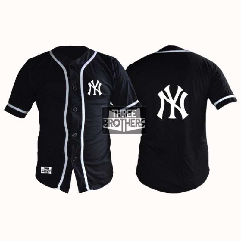 Jual Jersey Baseball Ny Depan Belakang Baju Baseball Distro Katun 24s M Hitam Di Seller Tombstone Cengkareng Timur Kota Jakarta Barat Blibli