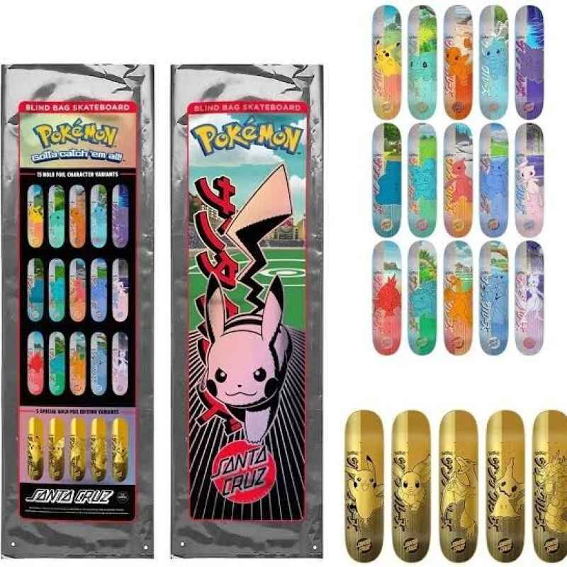 Planche De Skate Santa Cruz Pokémon Mewtwo - Neuve, Rare, Non Utilisée, Collection