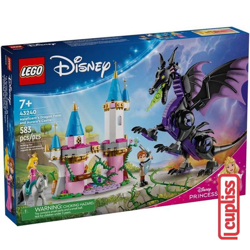 Jual Lego Disney 43240 Maleficent Dragon Form And Aurora Castle Di ...