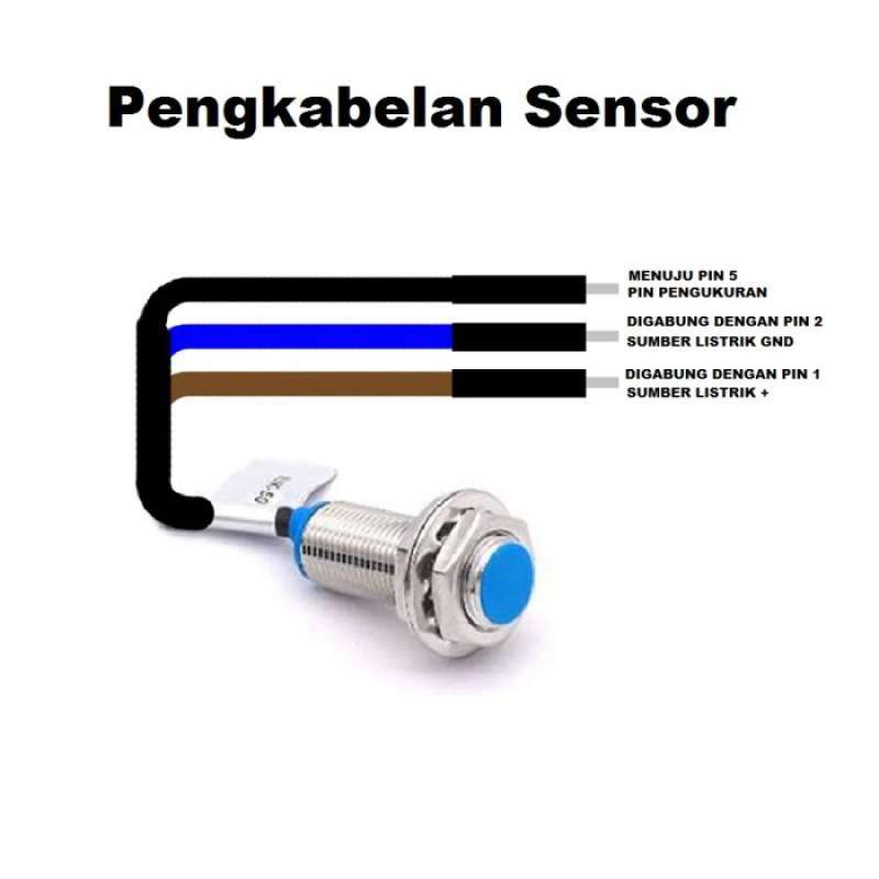 Jual Modul Tachometer 4 Digit Display Rpm Sensor Kecepatan Proximity ...