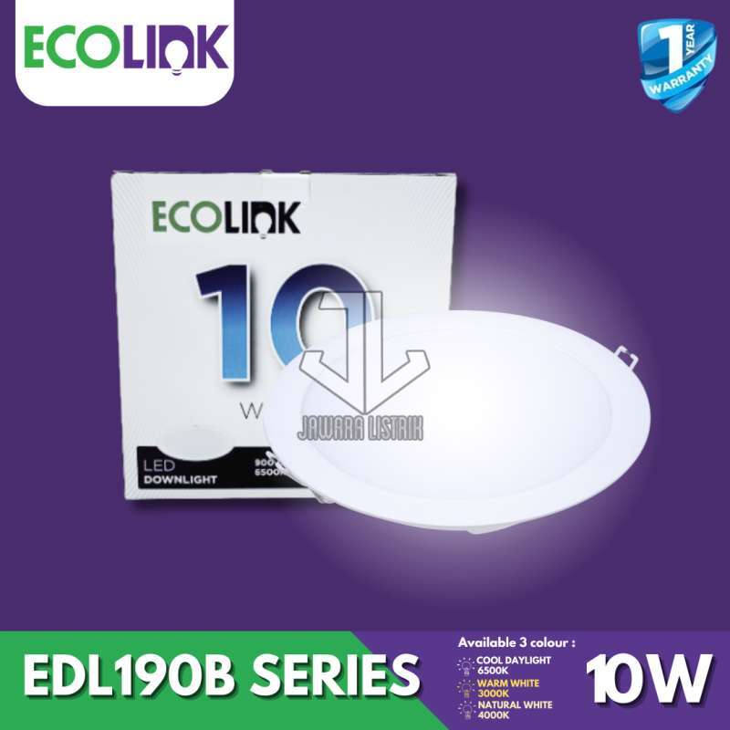 Jual Ecolink Led Downlight Edl190b 4w 7w 10w 14w 24w Lampu Plafon ...