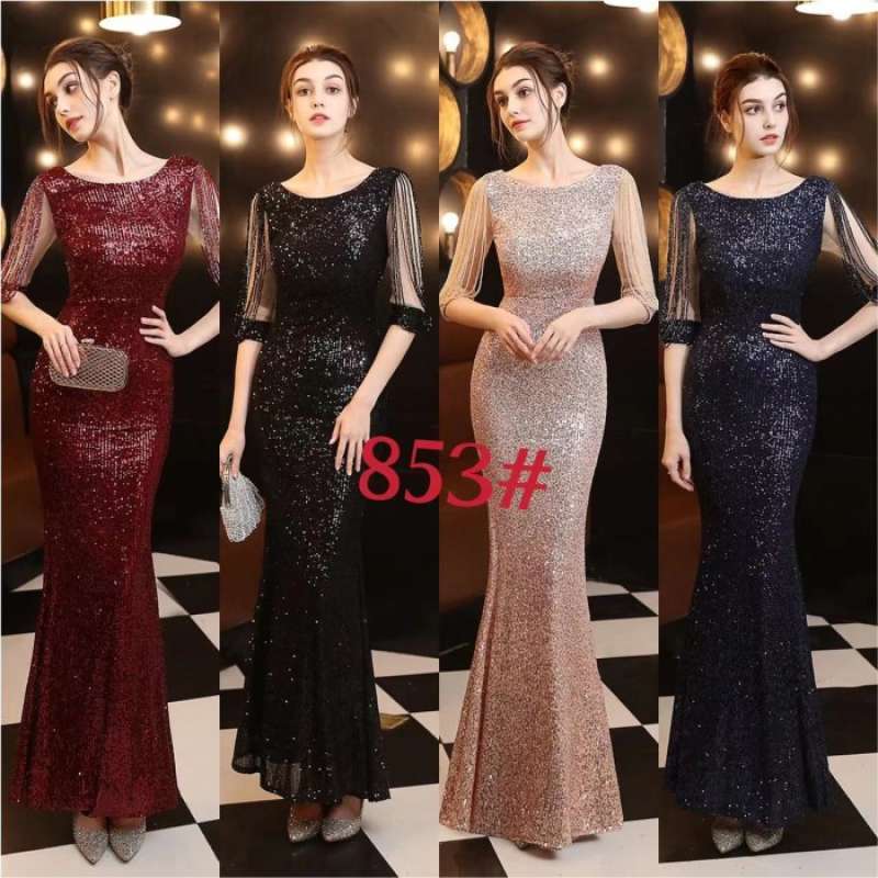 Gaun sequin cheap