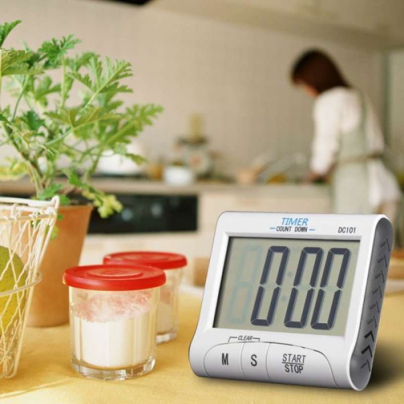 Promo Timer Digital Count Down Kitchen Alarm Dapur Dc101 Jam Countdown ...