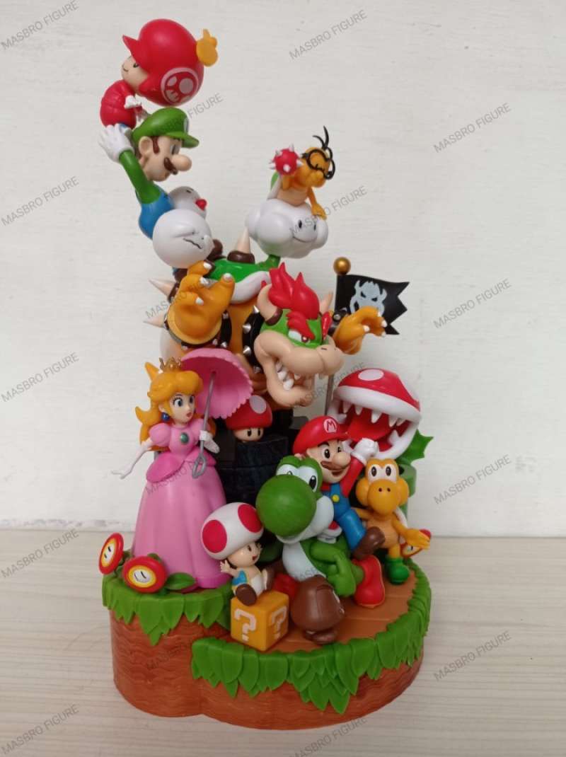 Grande Statue Mario - 100 Cm (1 Mètre) - Personnage Jeu Vidéo - Décoration Géante