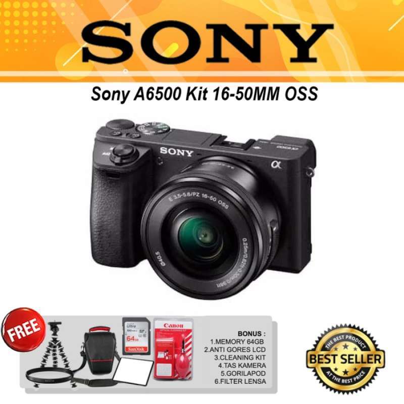 Jual Sony A6500 Kit 16-50mm Oss Mirrorless Camera Original A 6500 ...