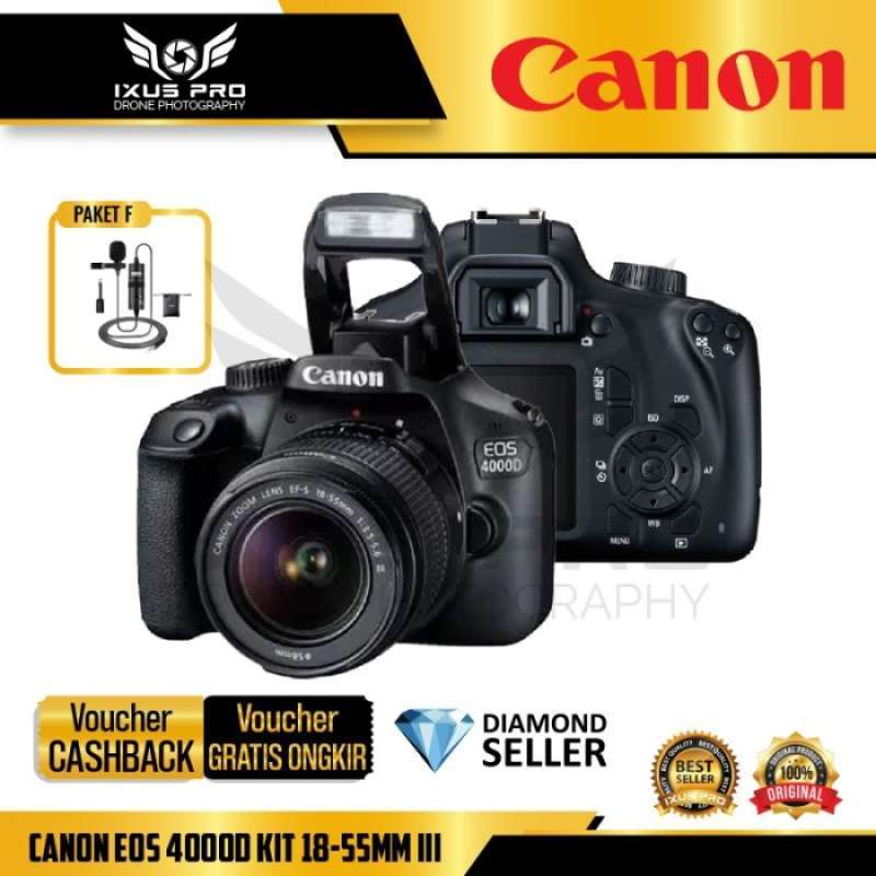 Jual Canon Eos 4000d Kit 18-55mm Iii Kamera Canon Eos 4000 D Di Seller ...