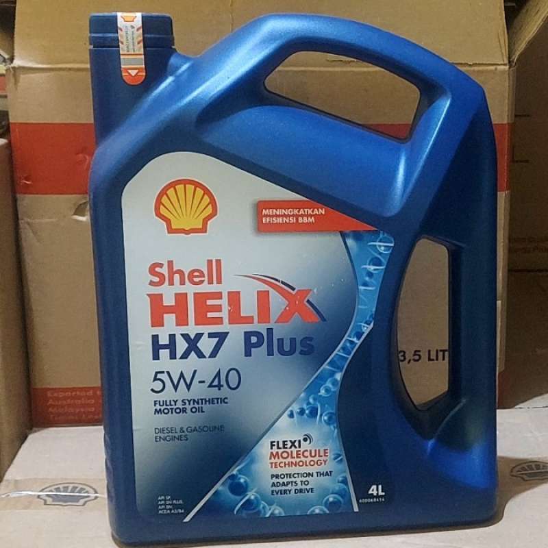Promo Shell Helix Hx7 Plus 5w-40 4 Liter Galon 4 L+ Diskon 23% Di ...