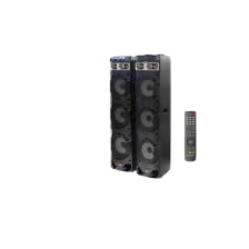 POLYTRON Speaker Aktif Bluetooth dengan Superbass dan Triple Woofer, 10 Ukuran, Ideal untuk Audiophiles yang Menginginkan Suara Menggelegar dan Konektivitas Canggih