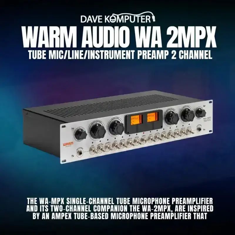 Jual Warm Audio Wa-2mpx Tube Mic/line/instrument Preamp 2-channel