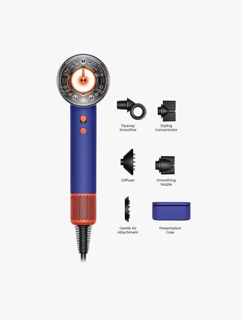 Dyson Supersonic Nural Hair Dryer HD16 (Vinca blue/Topaz) Pengering  Rambut