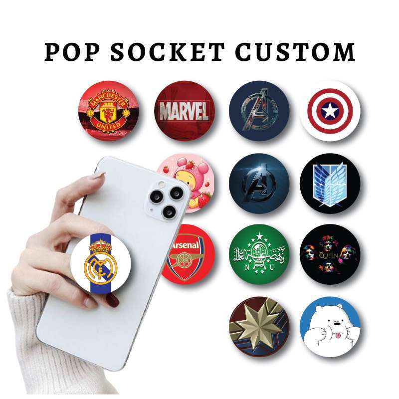 Printed Pop Socket Promotional Pop Socket From Fluid Branding