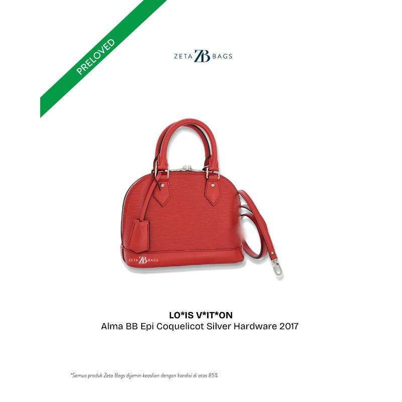 Jual Louis Vuitton Alma Bb Monogram Vernish Cerise Ghw 2018 Di