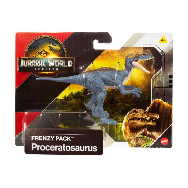 Proceratosaurus Herrerasaurus Toy Promo Jurassic World Rebirth