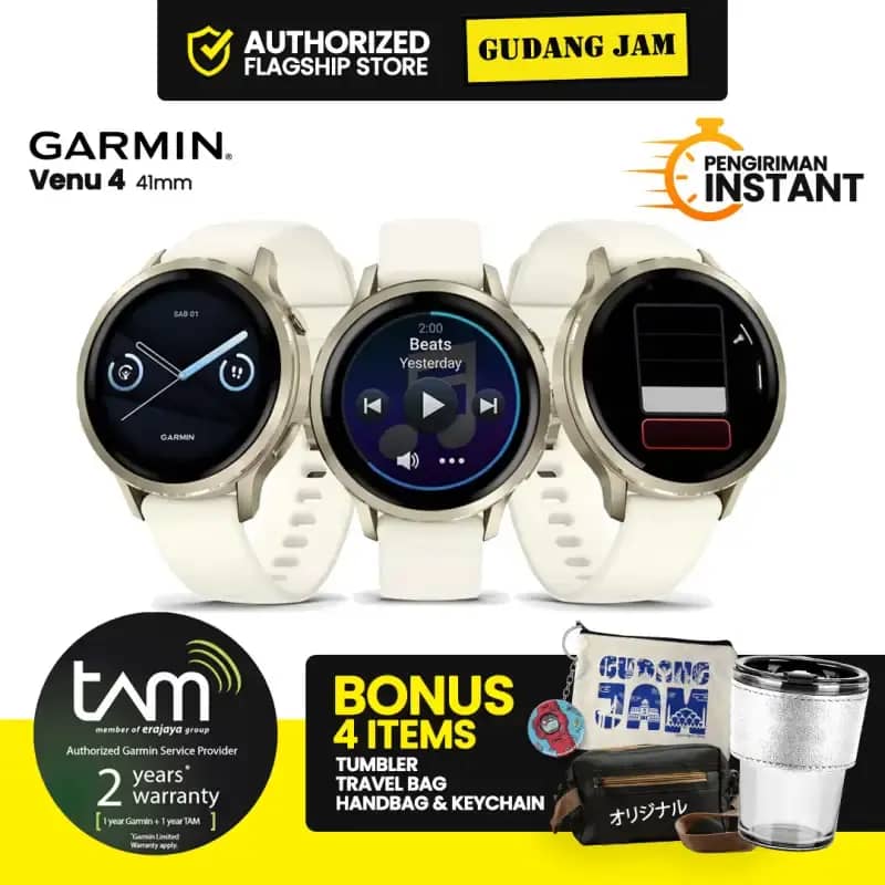 Garmin Venu GPS Advanced Health Fitness Smartwatch 41mm 45mm  Garansi Resmi TAM Tahun