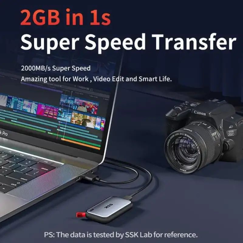 Promo Ssd Portable Ssk Sd500 / Sd-500 Storage Eksternal 250gb 500gb 1tb ...