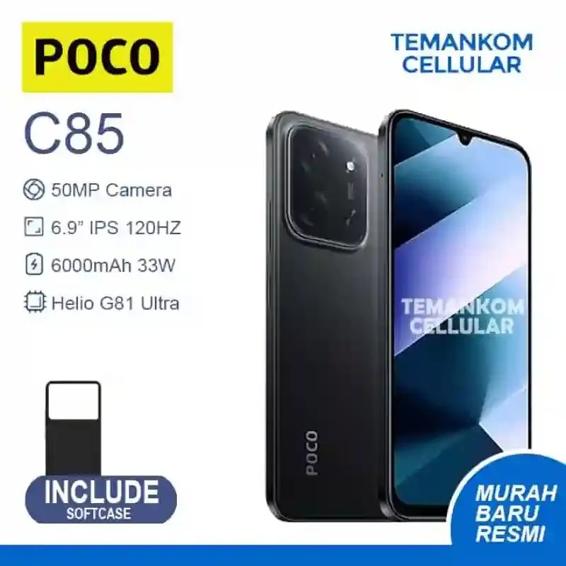 Jual Poco C85 Baru 16gb RAM 8+8/256 8/256 8gb 256gb Garansi Resmi