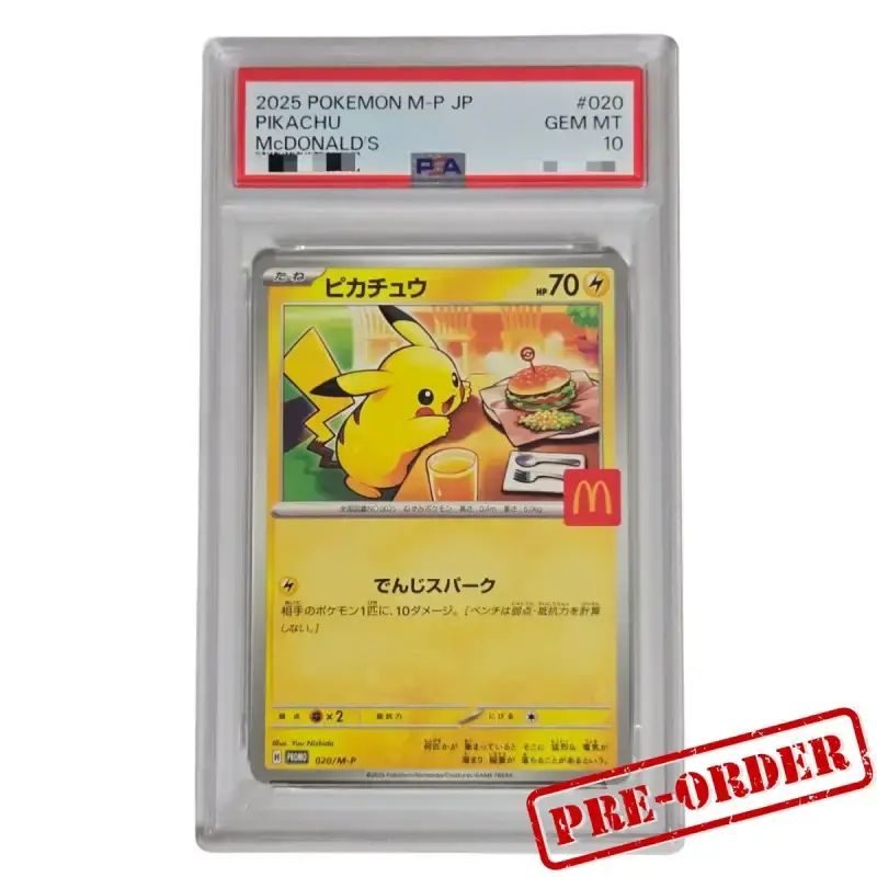 Jual Pokemon Tcg Psa10 Pikachu Mcdonalds 2025 Promo Card Japan Di