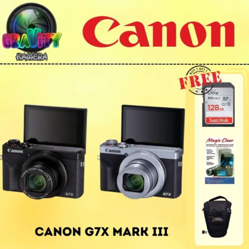 Promo KAMERA CANON POWERSHOT G7X MARK III / CANON G7X MARK III Diskon 23 di Seller Focus ID