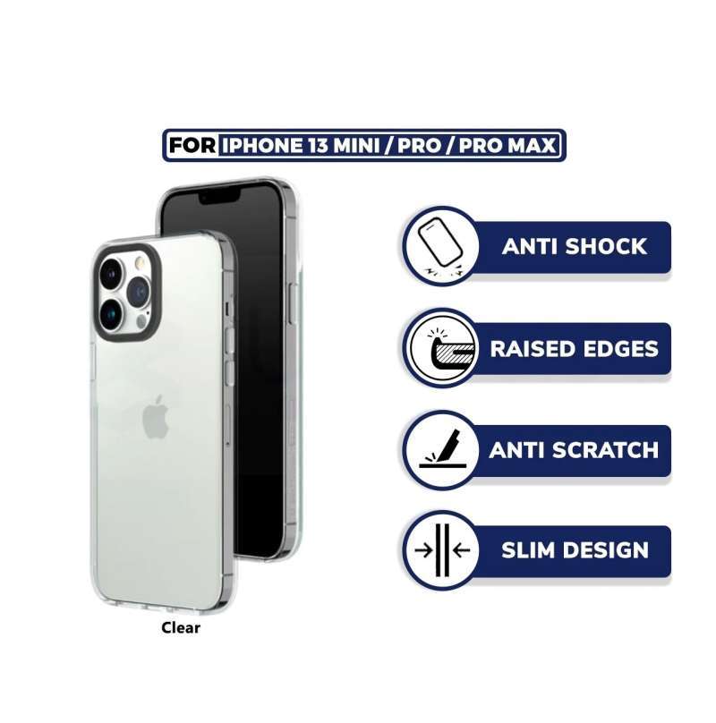Promo Case iPhone 13 Pro Max Mini RhinoShield Clear Slim Anti Crack