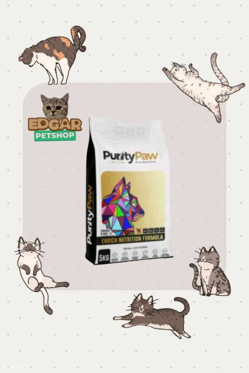 Jual PURITY PAW Cat Food For All Life Stages 5kg Chicken and Rice di