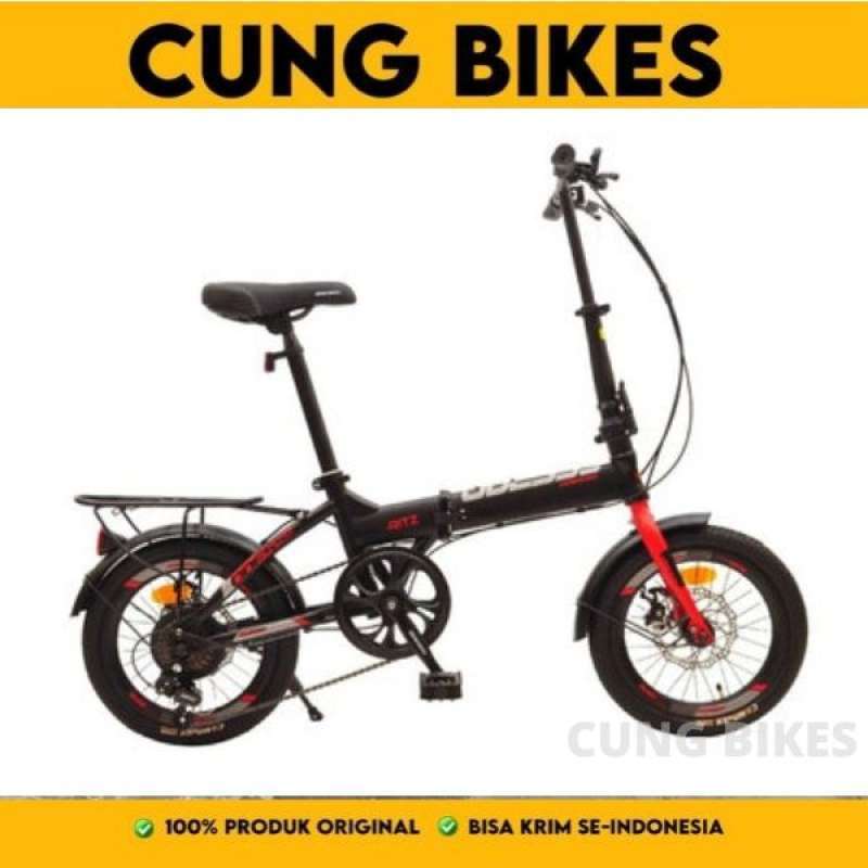 Jual Sepeda Lipat 16 Inch Odessy RITZ 7 Speed Shimano Folding Bike di
