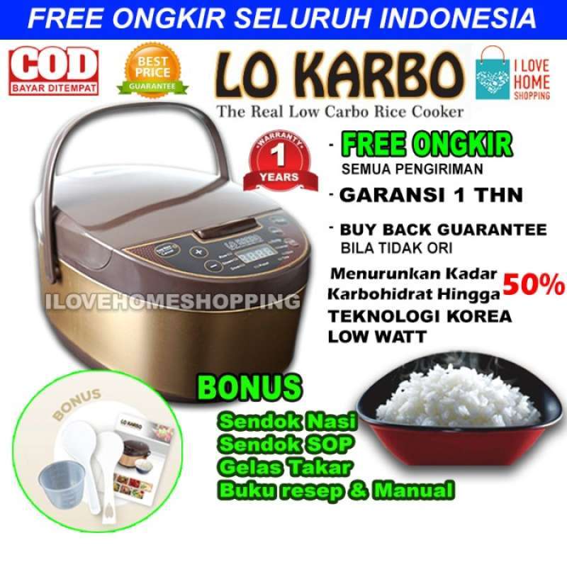 Promo Low Carbo Rice Cooker, Lo Karbo Rice Cooker Rendah Gula Original