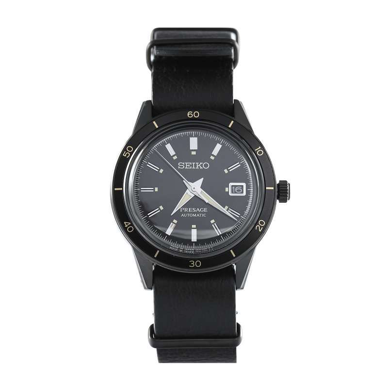 Promo Jam Tangan Pria Seiko Presage SRPH95J1 Style 60S Automatic Black