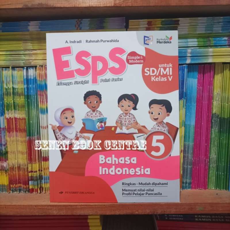 Promo Buku ESPS Bahasa Indonesia Kelas 5 SD Kurikulum Merdeka Erlangga ...