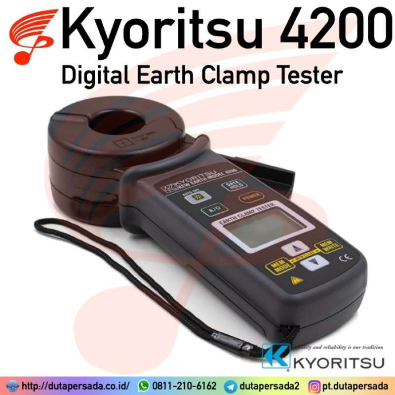 Jual Kyoritsu 4200 Digital Earth Clamp Tester / Grounding di Seller KSM