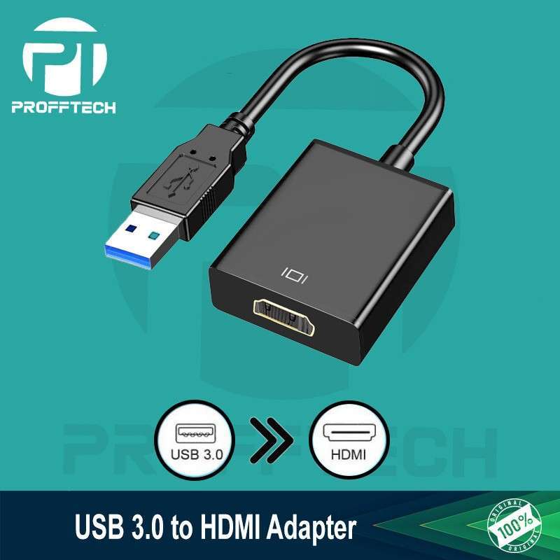 Jual Kabel Converter Usb 3.0 To Hdmi Profftech Usb 3.0 To Hdmi